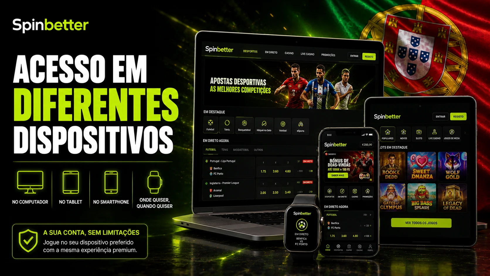 Acesso em diferentes dispositivos